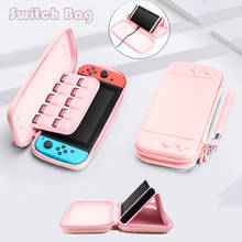 2 In 1 Game Accessory For Nintendo Switch Console Hard Case & Stand Cute Pink Pastel Protection NS Travel Carrying Pouch Bag 2024 - buy cheap