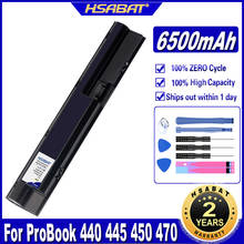 HSABAT-Batería de 6 celdas para HP ProBook 6500, 440, 445, 450, 455, G0, G1, HSTNN-W98C, HSTNN-W99C, FP06, FP09, 470 mAh 2024 - compra barato