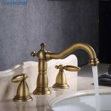 Torneiras Para Banheiro Bathroom Sink Bronze Black Basin Faucet Hot Cold Water Mixer Tap Vintage Gold Brass Faucets Brushed Taps 2024 - buy cheap