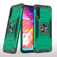 Case for Samsung Galaxy A70 A70s Armor Shockproof Bumper Defender Ring Holder Magnet Case Cover for Samsung A 70 70s 2024 - buy cheap