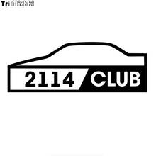 Tri mishki hzx738 #23*8.3cm vaz 2114 clube etiqueta do carro decalques de vinil acessórios da motocicleta adesivos 2024 - compre barato