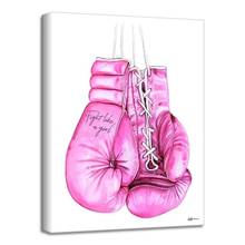 Wall Art HD Printed Pictures Pink Boxing Glove Canvas Home Cute Beautiful Decor Modular Painting Frame Cuadros For Living Room 2024 - buy cheap