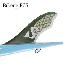 BiLong FCS SUP Longboard Fin-surf Fins-carbonfiber Triangle Cutaway surfboard fin paddle board fins Sup Board Center Fin surfing 2024 - buy cheap