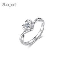 Fine Jewelry 925 Sterling Silver Rings For Women Romantic Engagement Anniversary Party Silver 925 Jewelry Fashion Rings 2024 - buy cheap