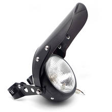 Universal Motorcycle Headlamp Bracket Cover halogen Headlight for yamaha virago 250 suzuki bandit 1250 triumph speed triple 2024 - buy cheap