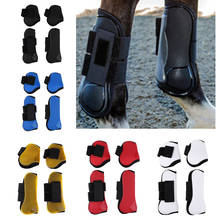 Botas de tiro y Fetlock para caballos, protección de piernas de salto para deportes ecuestres, juego de 2024 - compra barato