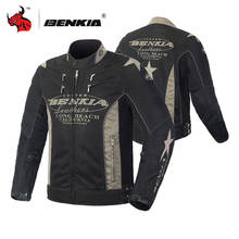 BENKIA Motorcycle Jacket Men Winter Jaqueta Motociclista Motorbike Riding Jacket Protective Gear Chaqueta Moto Motor Clothing 2024 - buy cheap