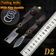 Multifuncional mini dobrável faca portátil chaveiro acampamento mini descascador keychainsurvival ferramenta ao ar livre 2024 - compre barato