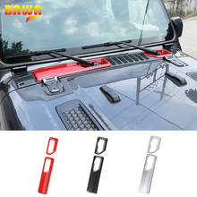 BAWA ABS Red Black Front Wiper Base Panel Decoretion Cover Sticker for Jeep Wrangler JL Gladiator JT 2018-2020 Car accessories 2024 - buy cheap