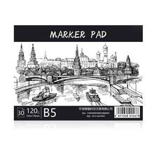 A3/A4/B5 Drawing Paper Pad Notebook Sketch Book for Marker Art Paiting Diary Student Gifts 30 Sheets 2024 - buy cheap