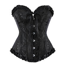 Sexy Women Bustier Lace Up Corset Top Corset Boned Waist Trainer Lingerie Overbust Corsets Body Shaper Plus Size 2024 - buy cheap