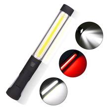Linterna COB portátil recargable por USB, luz LED de trabajo, lámpara COB magnética para exteriores 2024 - compra barato
