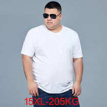 Camiseta de manga corta de algodón para hombre, ropa holgada de talla grande 7XL, 8XL, 9XL, 10XL, 12XL, 15XL, 52, 66, 68 2024 - compra barato