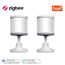 Датчик движения Tuya ZigBee, инфракрасный датчик движения с подставкой для ног, работает с ZB Gateway Alexa Google Home, 1/5 шт. 2024 - купить недорого