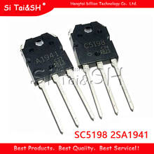 4PCS 2pairs 2SC5198 2SA1941 TO3P (2PCS A1941 + 2PCS C5198) TO-3P Transistor original authentic 2024 - buy cheap