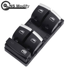 NS Modify New Power Window Control Switch Button Console For Audi Audi A3 S3 A6 S6 RS6 4F2 4FH 4F5 C6 Q7 8P1 8PA Car Parts 2024 - buy cheap