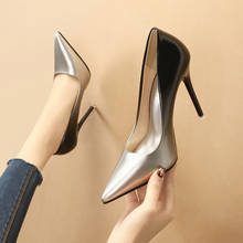 Shadow-Zapatos de charol con punta estrecha para Mujer, calzado de tacón alto de 11CM, color vino tinto, para boda, 2020 2024 - compra barato