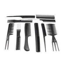 Black Hair Brush Comb Set Professional Salon Barber Anti-static Hair Combs Hairbrush Hair Care Hairdressing Combs Styling Tool 2024 - buy cheap
