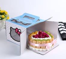 Cheese Mousse Cake Box Packing Boxes with mini cake Mousse box with window 200pcs/lot Free Shipping 2024 - buy cheap