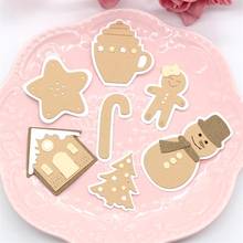 Zfparty biscoitos de natal corte de metal dados estênceis para diy scrapbooking/álbum de fotos decorativo gravação cartão de papel diy 2024 - compre barato