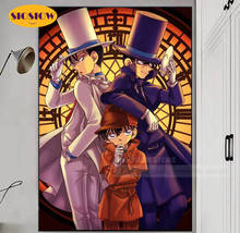 Pintura de diamantes 5d Diy, punto de cruz, Detective de Anime japonés, Conan, mosaico de diamantes redondo completo, bordado, decoración del hogar, habitación, adolescente 2024 - compra barato