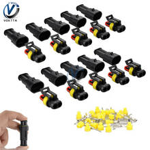 5 Set 1/2/3/4/5/6 Pin HID Plug Waterproof Car Connector Sealed Electrical Automotive Wire Connector Flame Retardancy Auto Kit 2024 - buy cheap