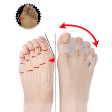 Four-hole toe divider toe separator hallux eversion corrector adult toe divider big foot bone for day and night Feet Care Tool 2024 - buy cheap