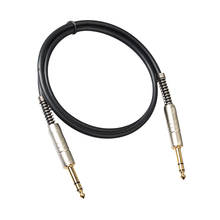 6.35mm Male To Male Stereo Audio Cable, For Amplifier Instrument Speaker 1m 2024 - buy cheap