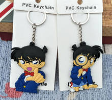 LLavero de PVC de personajes de Anime para hombre y mujer, llaveros Unisex de personajes de Conan, regalos de cumpleaños 2024 - compra barato