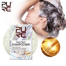 11.11 PURC New Arrivals Natural Hair nut Shampoo Bar Handmade Cold Processed Deep Cleaning & Nourishing Solid shampoo Hair Care 2024 - buy cheap