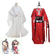 Anime Tian Guan Ci Fu Cosplay Xie Lian Costume Hua Cheng Han Fu Red King Cos Full Set Antiquity Kimono Wigs Hair Shoes Costumes 2024 - buy cheap