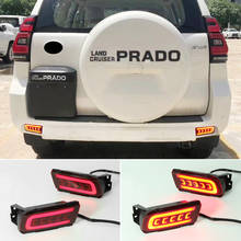 Reflector LED para Toyota Land Cruiser Prado 150 LC150 FJ150 GRJ150 2010-2020, luz trasera de parachoques, luz de freno, intermitente 2024 - compra barato