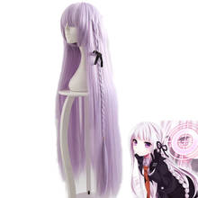 Anime Danganronpa Kirigiri Kyouko Wig Cosplay Costume Dangan Ronpa Women Long Synthetic Hair Halloween Party Role Play Wigs 2024 - buy cheap