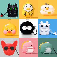 Earphone Case For Xiaomi Air 2 2S Case Mi Air 2S / QCY T7 Cartoon Cat Dog Headphone Cover 3D Cute Silicon Case Accessories Strap 2024 - buy cheap