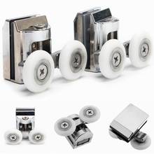Pack Of 2Pcs 23mm Shower Door Rollers / Rollers / Wheels Twin Tops For Sliding Doors 2024 - купить недорого