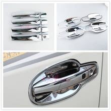 Manija de la puerta para Toyota Land Cruiser 2008-2015, embellecedor de insertos, marco de Panel, Kit de diseño de coche cromado, accesorios para Toyota Land Cruiser 200 2024 - compra barato