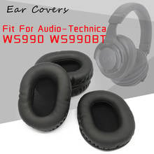 Almohadillas para auriculares WS990, WS990BT, ATH-WS990BT, repuesto de auriculares, espuma de esponja de cuero PU, ATH-WS990 2024 - compra barato
