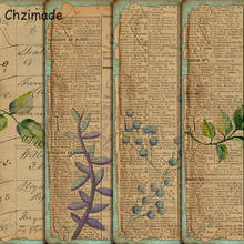 Chzimade-pegatina de papel Vintage para álbum de recortes, diario de basura, hojas, bricolaje, planificador feliz, decoración del hogar, 4 Uds. 2024 - compra barato
