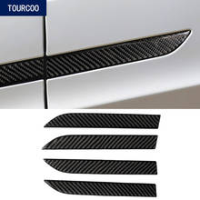 For Tesla Model X Carbon Fiber Epoxy Exterior Door Handle Cover Stickers Car Styling Decorative Accessories 2024 - buy cheap