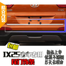 Tailgate Rear Door Bottom Cover Molding Trim Stainless Steel back door trim car Accessories for Hyundai IX25 Creta  2014-2018 2024 - buy cheap
