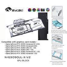 Bykski 3080 3090 GPU Water Cooling Block For Colorful iGame RTX 3080 Ultra OC 10G, GPU Cooler Liquid Cooling, N-IG3090UL-X-V2 2024 - buy cheap
