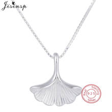 Delicate Female Clavicle Chain 925 Sterling Silver Necklace Vintage Gingko Leaf Pendant Necklaces Best Friendship Gift 2024 - buy cheap