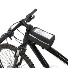 Familiar bolsa para bicicletas a prova de água bolsa para quadro dianteiro bolsa de armazenamento de telefone touch screen bolsa para ciclismo 2024 - compre barato