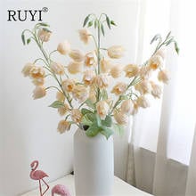 16-Head Artificial Silk Campanula Flowers Branch Wedding Accessories Decoration DIY Home Desktop Decor Photography Fake Flower 2024 - buy cheap