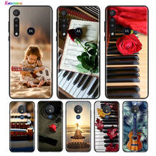 Guitar Piano Music Scenery  For Motorola G9 G8 G Stylus Power One Fusion Hyper Edge E7 E6 5G Plus Play Lite Phone Case 2024 - buy cheap