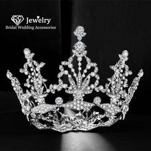 CC Tiaras and Crowns Baroque Wedding Hair Accessories for Bridal Women Crown Engagement Jewelry Pageant Queen Hairbands HS39 2024 - buy cheap