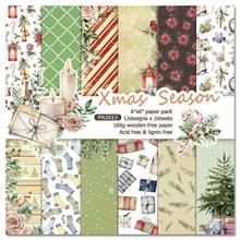 XMas season style Scrapbooking paper pack of 24 sheets handmade craft paper craft Background pad 2024 - buy cheap