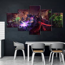 5 Piece Decorative Painting Poster Game Home Mural Heroes of the Storm Game Animation Art Wall Decor Paintings 2024 - buy cheap