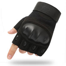Guantes de medio dedo para motociclista, guantes tácticos militares para Motocross, ciclismo, carreras 2024 - compra barato