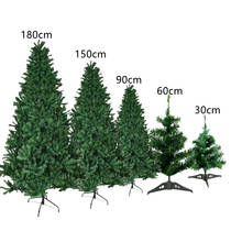 Artificial árvore de natal verde árvore em miniatura plástico decorações de natal titular base para a festa de natal decoração de casa 2024 - compre barato